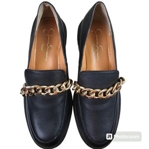 Jessica Simpson Unisex Disila Black Oxfords in 9(40) 11" long